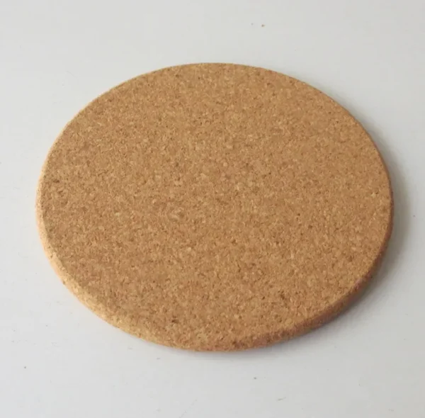10Pcs Natural Round Wooden Coaster Slip Slice Cup Mat - Image 4