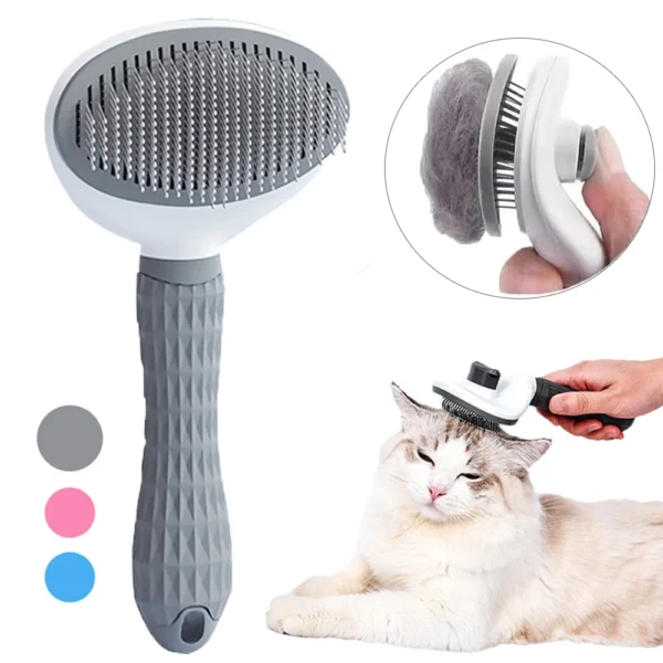 Self-cleaning Pet Hair Remove Comb