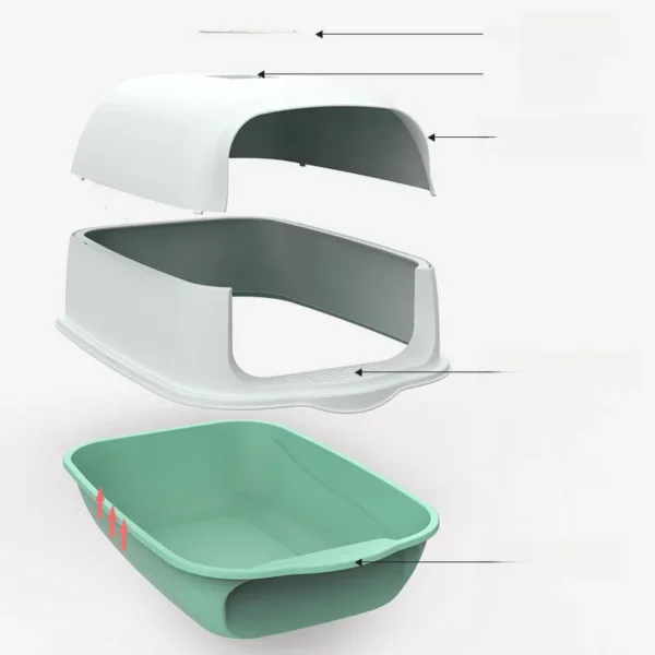 Litter Box Fully Enclosed Toilet - Image 3