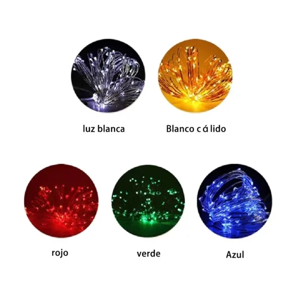 New Led Fairy Lights Copper Wire String - Image 5
