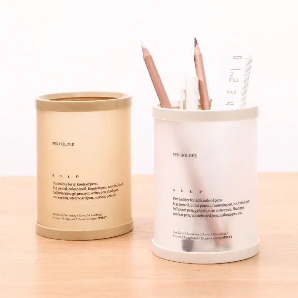 Cylindrical Detachable Desktop Pen Holder