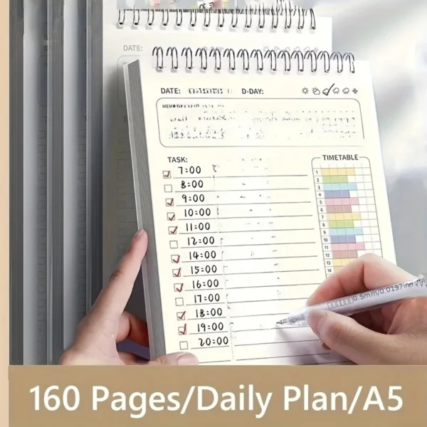 Agenda Spiral A5 Notebook