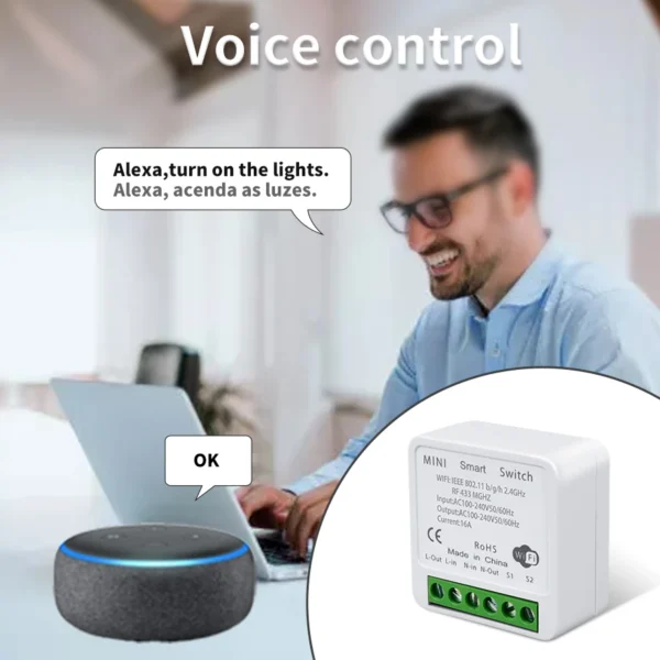 Tuya Smart WiFi Switch For Lighting - Image 4