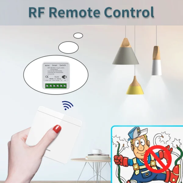 Tuya Smart WiFi Switch For Lighting - Image 3