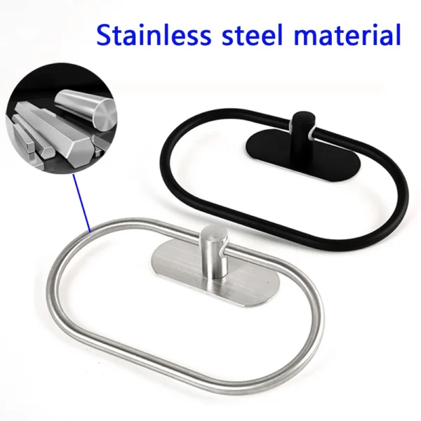 Stainless Steel Towel Holder - Image 2