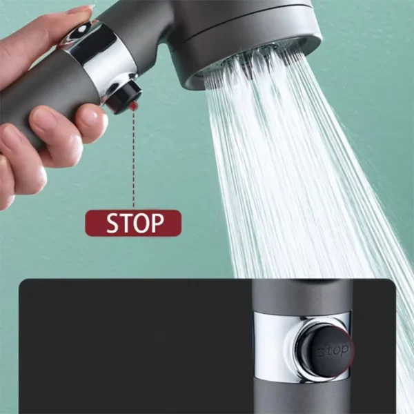 New 3 Modes Shower Head High Pressure Showerhead - Image 4